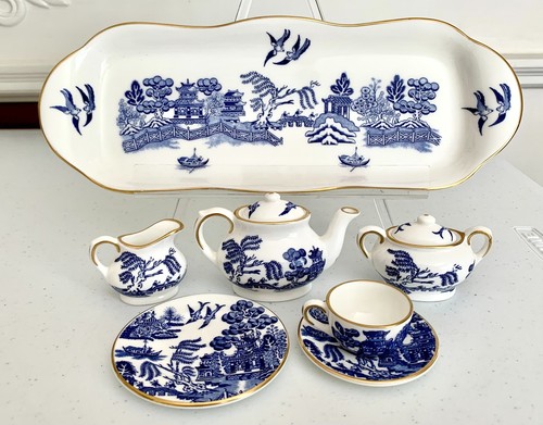 New coalport china blue - china, willow