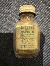 Vintage Aspirin Bottle –