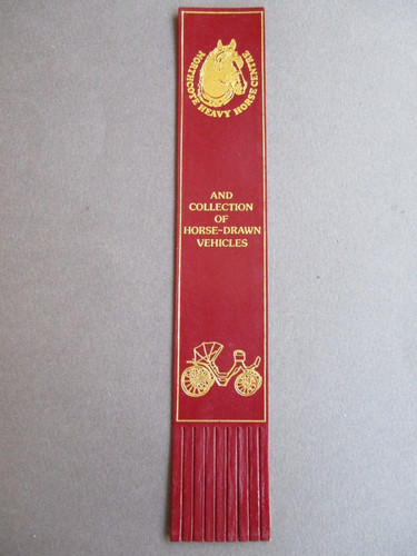 Leather bookmark lincolnshire - bookmark,