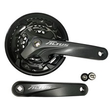 Shimano Altus Fc M2000 Crankset 22/30/40T 8/9/10 Speed Chainset 170mm Grey Black