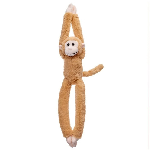 Hanging monkey fuchsia plush - hanging,