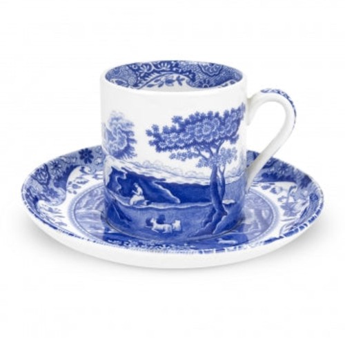 Spode blue italian coffee cup - spode,