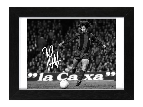 Johan cruyff signed autograph - cruyff,