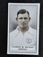 CHARLES BUCHAN 1925 Gallaher Famous Footballers -Green- #93 Arsenal