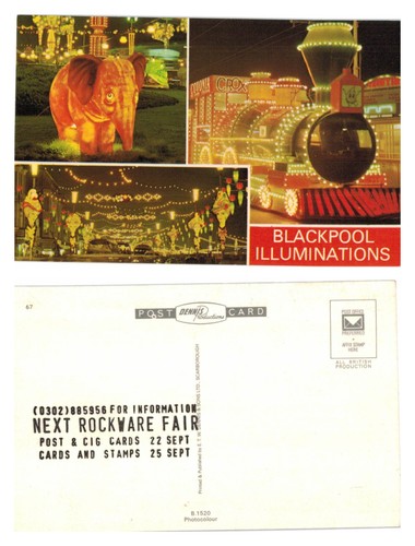 Postcard blackpool - postcard,