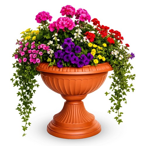Round urn pot - cm,