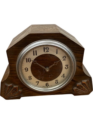 Enfield mantel clock wooden - mantel,