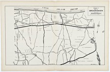 1929  LONG ISLAND  SHOREHAM BROOKHAVEN - UPTON  Map SUFFOLK ORIGINAL (22x13)