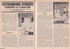 ASTOUNDING STORIES : PIONEERING SCI-FI MAGAZINE. THIS IS AN ORIGINAL ARTICLE SEP