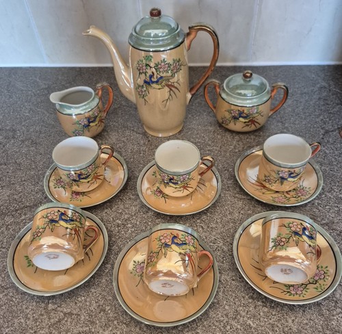 Hand painted japanese vintage
