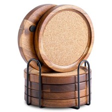 Wood Cork Coasters For Drinks