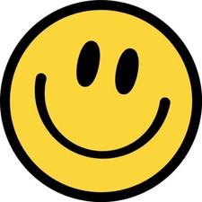 Smiley Face Sticker Acid House Rave Stickers  Funny Laptop Stickers