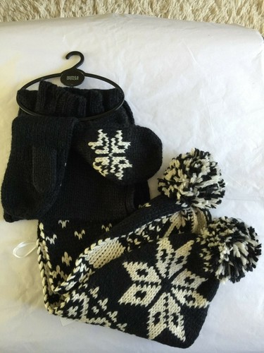 Ladies scarf mittens set - ladies, &