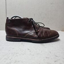 TIMBERLAND A1TYN RICHDALE 2 EYE CHUKKA BOOTS DARK BROWN BOOTS UK7.5 EU41.5