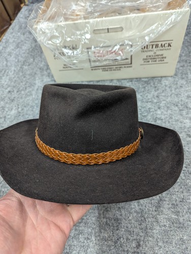 Akubra snowy river dark - akubra, brown