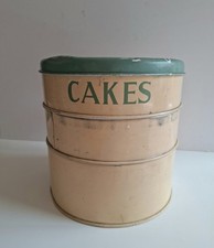 Vintage cake tin aluminium