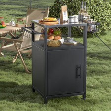 Outdoor Grill Dining Cart