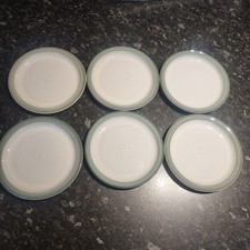 Set of 6 Denby Regency Green