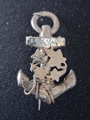 Ww1 royal navy anchor - navy,
