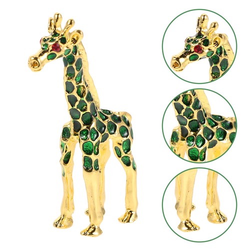 Miniature metal giraffe - metal,