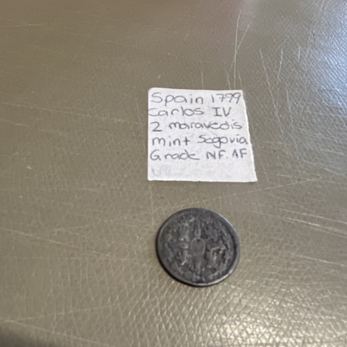 Spain 1799 carlos - carlos, iv