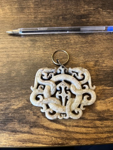 Hand carved jade - hand, pendant