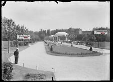 Plate Glass Photo Antique Negative Black and White 13x18 CM Vittel Galerie