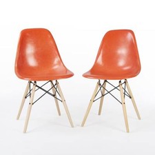 Herman Miller Eames DSW Orange