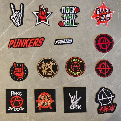 Anarchy patch punk biker - anarchy,