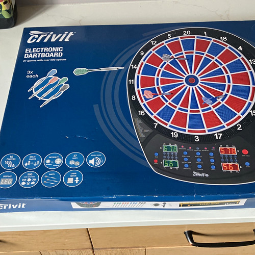 Crivit electronic dartboard - electronic,