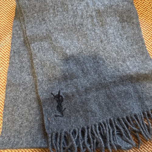 Yves saint laurent grey - saint, wool
