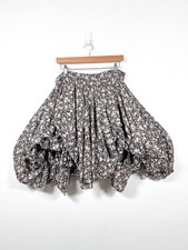 All Saints Ezra Skirt Size 12 Hitched Steampunk Parachute Ditsy Floral Balloon