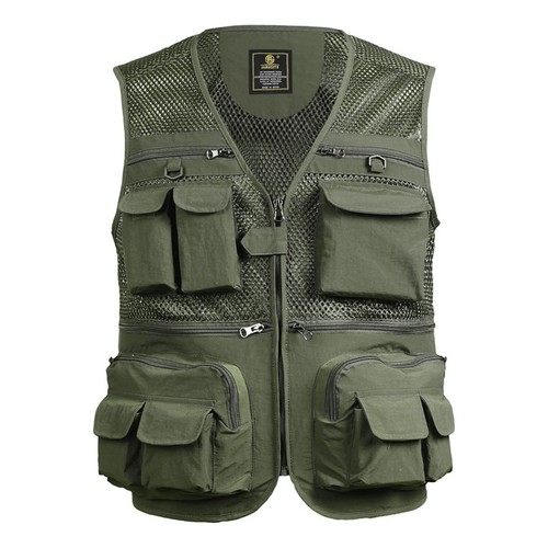 Breathable fishing vest mesh - fishing,