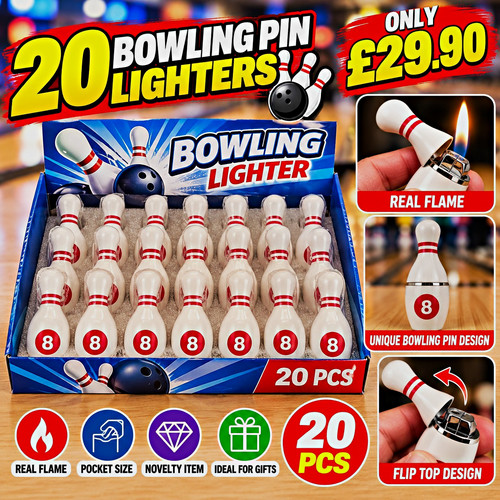 20x bowling pin flip top - flip,
