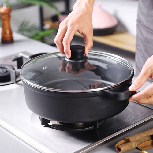 Cast iron casserole dish with - iron,