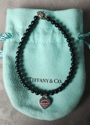 Tiffany black onyx bead - tiffany,