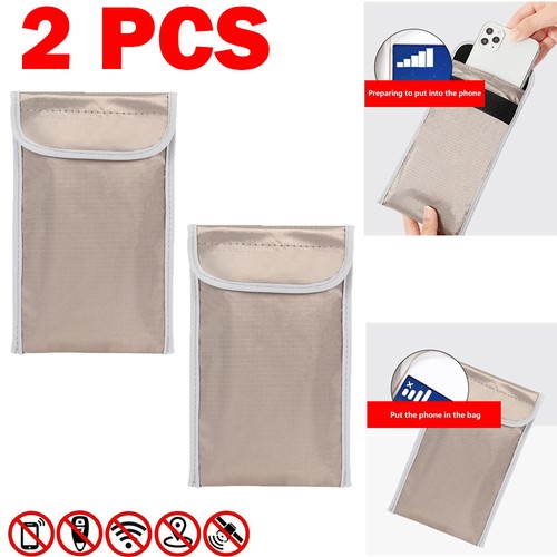 2pcs faraday bag rfid signal - 2pcs,