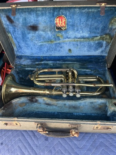 Vintage conn cornet is - cornet, as-is