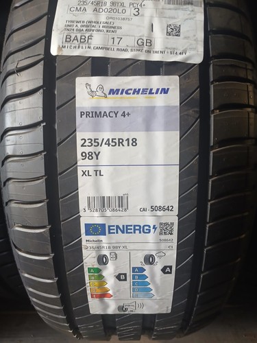 New 235 45r18 - 98y, michelin