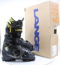 LANGE RX110 MV GW SKI BOOTS UK 7.5 MONDOPOINT 26.5 BLACK YELLOW RRP £320 AD