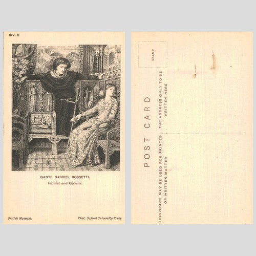 Vintage postcard rossetti - vintage,