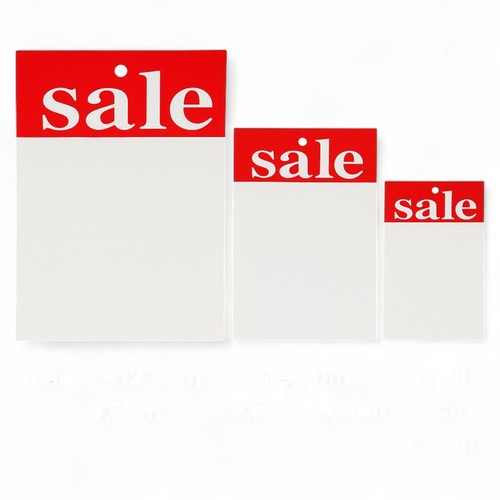 Red sale tags swing tickets - sale,