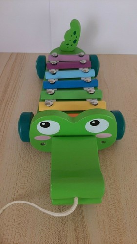Wooden crocodile xylophone - crocodile,
