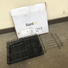 Metal Crate Cage Puppy Rabbit Cat Carrier Training - X-SMALL - 17” x 12” x 12”