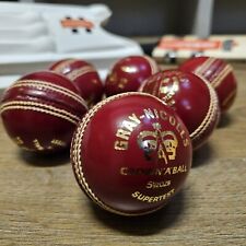 Cricket Ball Gray-Nicolls Super Test Match Ball Red Senior 5.5 Oz 156g 6 for £60