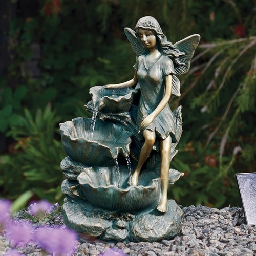 Solar power fairy - power, bronze