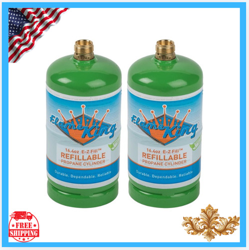 2pcs 1lb refillable - 2pcs, propane