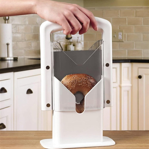 Bagel guillotine slicer - guillotine,