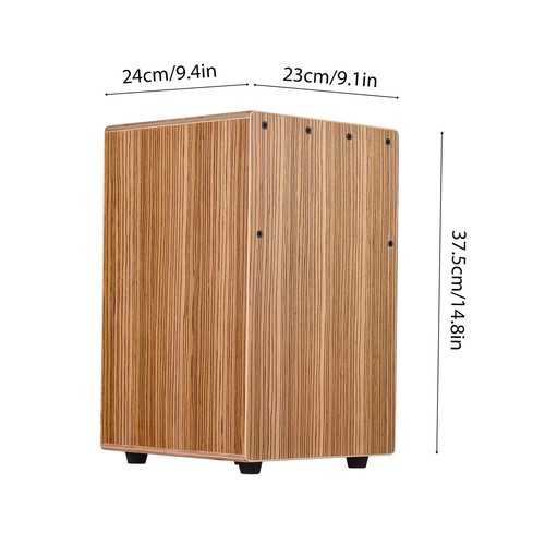 Cajon drum full zebra - cajon, wood