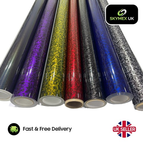 Car vinyl wrap forged ghost - car,